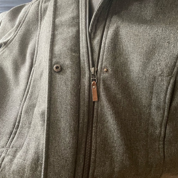 Mckinley long grey lined jacket size M - Picture 4 of 5